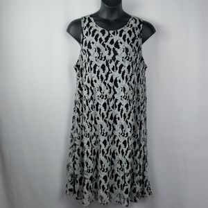 Lane Bryant Black and Gray Dress!